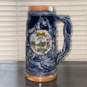 Vintage Washington D.C. 9" Souvenir Beer Stein Made In Japan Collectible Ceramic